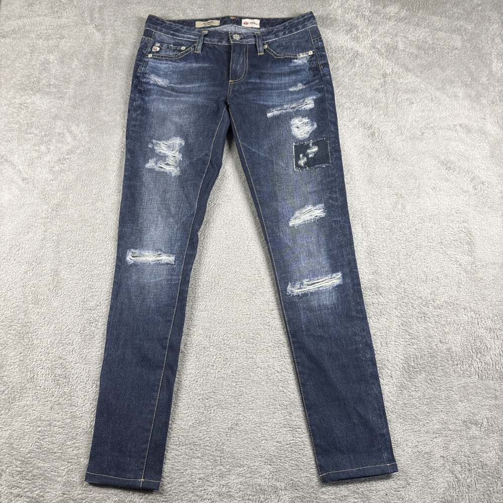 AG Adriano Goldschmied Jeans Size 24R Ripped Print